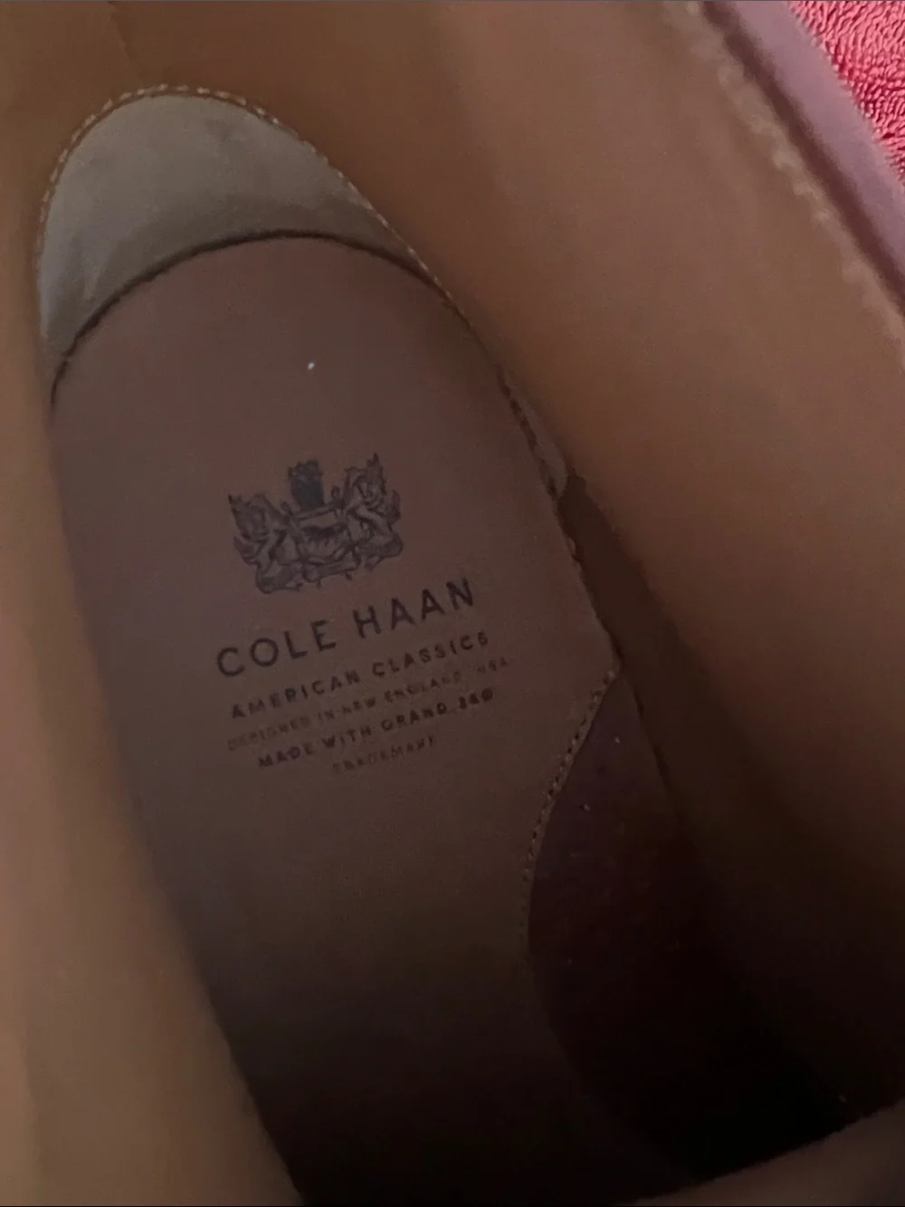 Cole Haan Men's Leather Chukka Boots - Cognac Brown Size 9